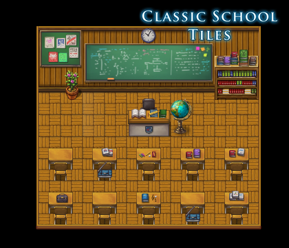 rpg maker vx ace free school tileset