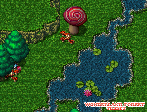 wonderland forest tileset rpg maker create your own game