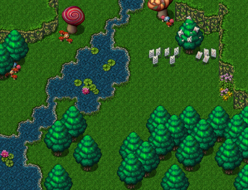 wonderland forest tileset rpg maker create your own game